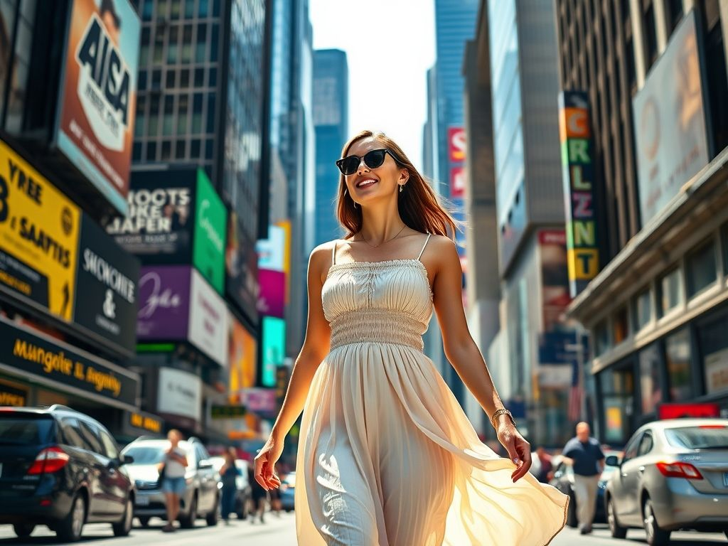 Smocked Midi Dress